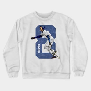 Andre Dawson Chicago C Sketch 8 Crewneck Sweatshirt